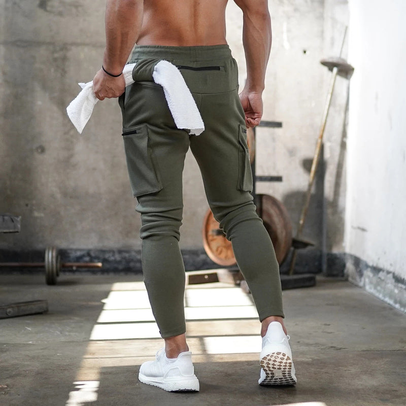 Men's Overalls Camouflage Sports Fitness Pants