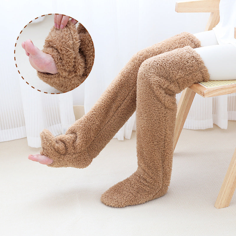 Knee High Fuzzy Long Winter Warm Socks
