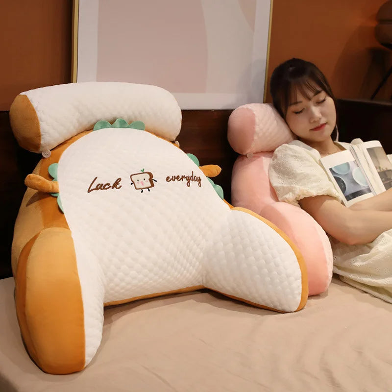 Soft  Bedside Sofa Fluffy Cushion Luncheon Pillow