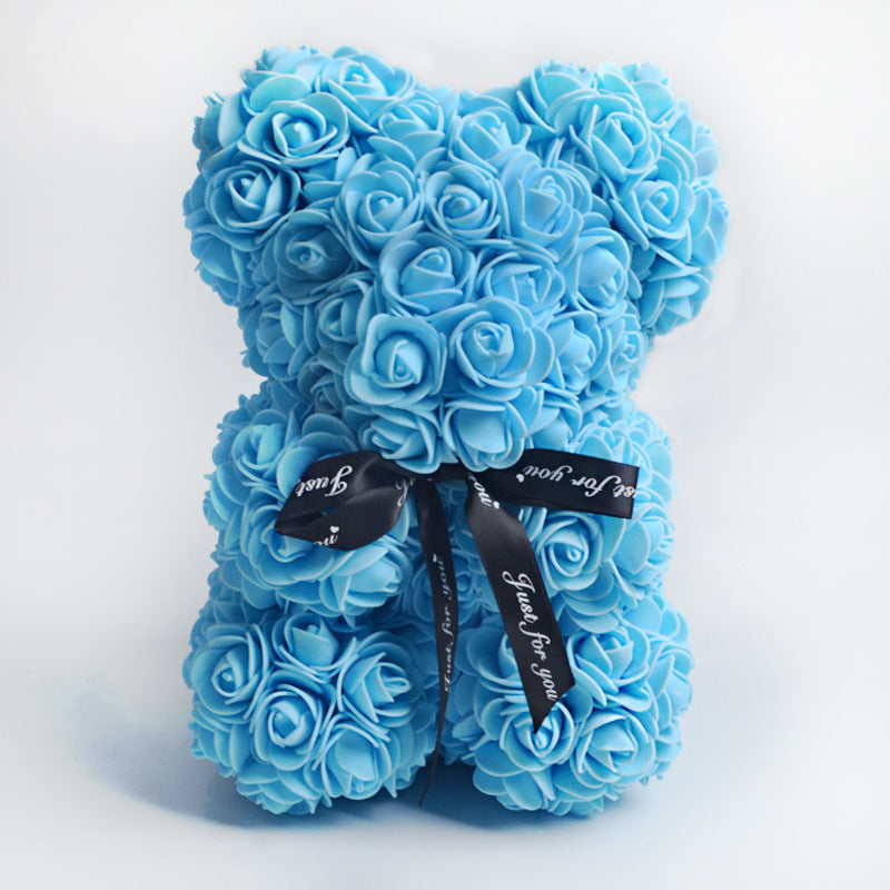 Valentine's Day Rose Flower  Bear Gift