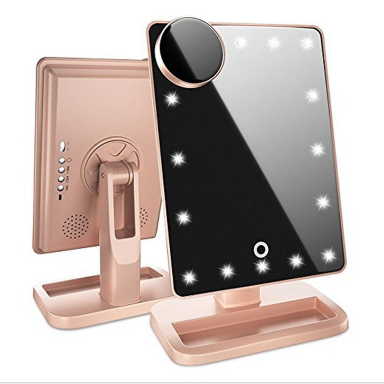 LED Light Touch Screen Makeup Mirror