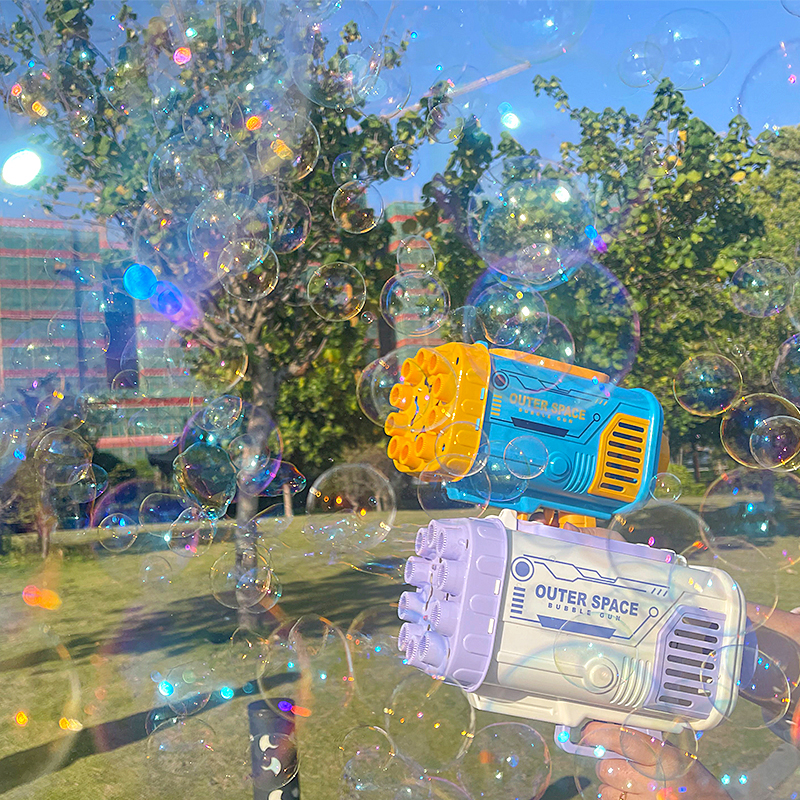 Kids Gun Soap Bubbles Machine Toys