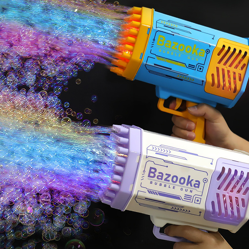 Kids Gun Soap Bubbles Machine Toys