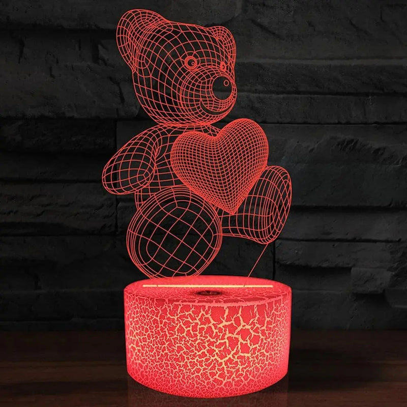 3D Lamp Bedroom Birthday Decor  Night Lights